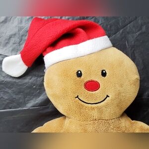 Build-A-Bear BAB 2017 Gingerbread Boy Christmas Holiday Stuffed Animal Plush GUC
